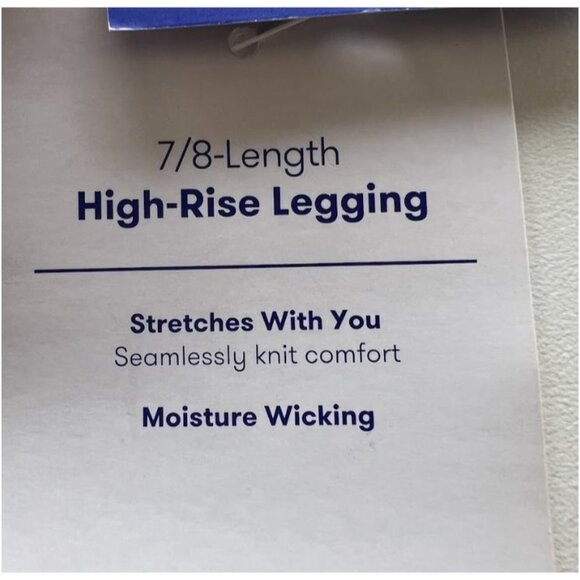 JoyLab Women S Seamless Cable Knit 7/8 Leggings Dark Brown Medium - Picture 4 of 7